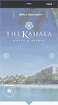 Mobile Screenshot of kahalaresort.com